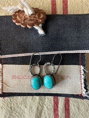 The Second Sister “Lucky” turquoise earrings